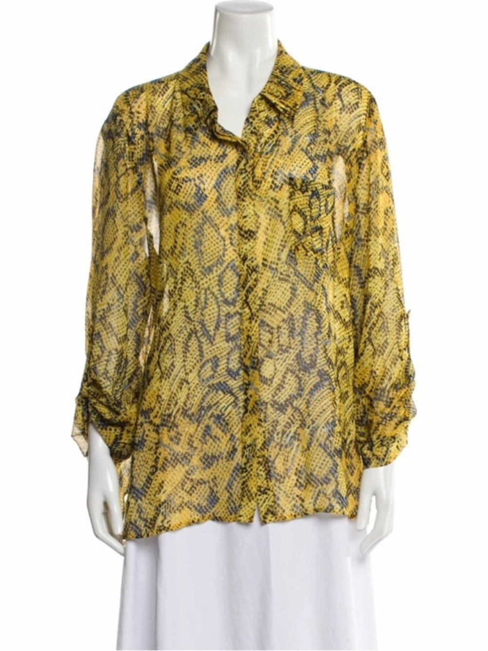 Diane von Furstenberg Lorelei Animal Print Blouse